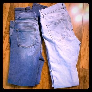 2 pr girls Old Navy Ballerina Jeggings sz 14